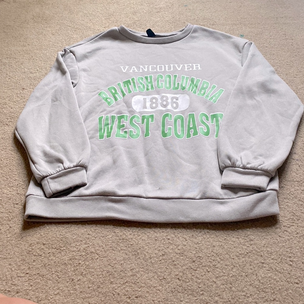 SHEIN XS grey crewneck/hoodie